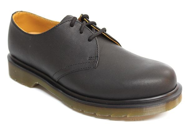 DR MARTENS 1461 PW GREASY SHOE BLACK 