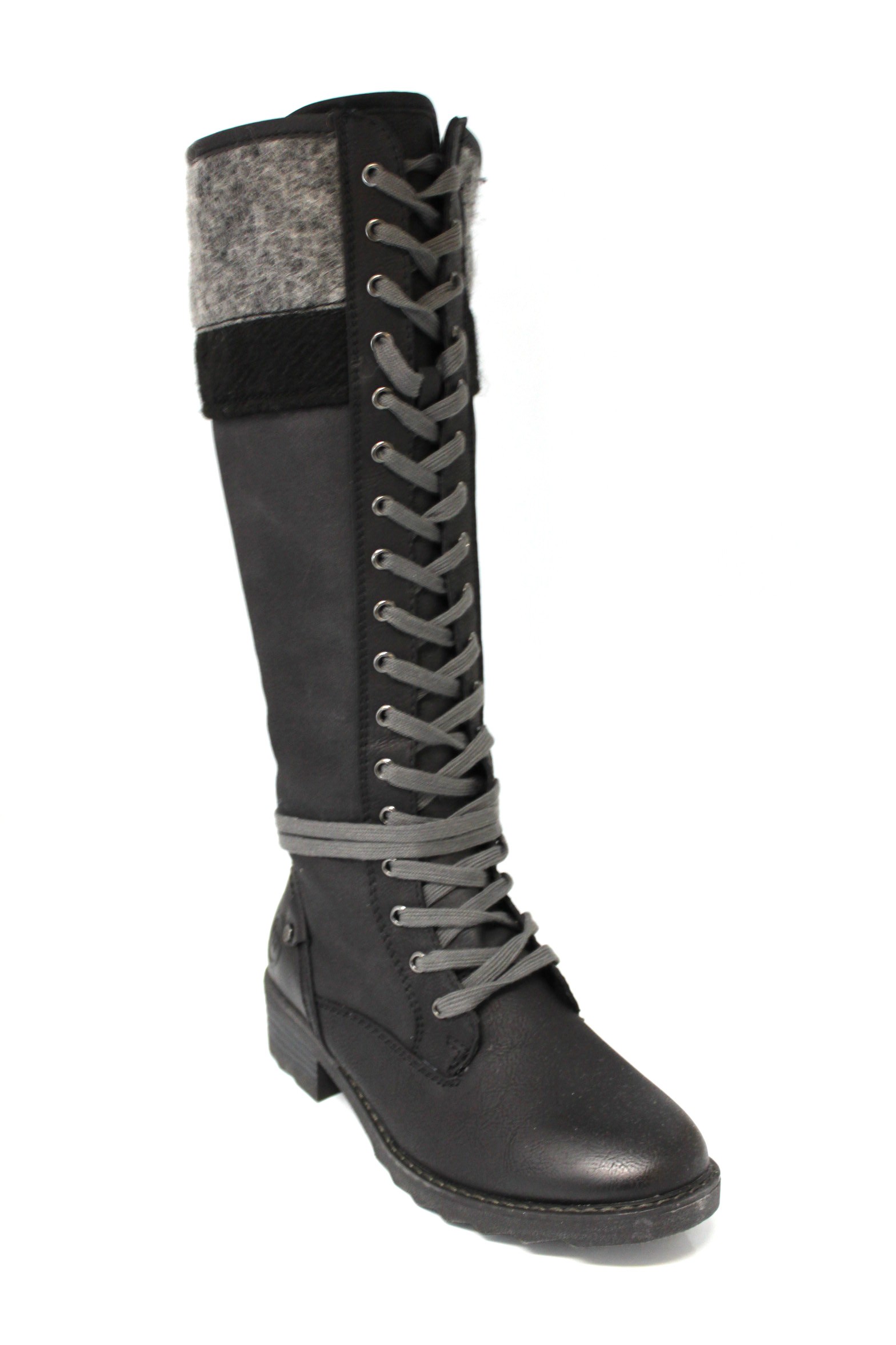 knee high fleece lined boots