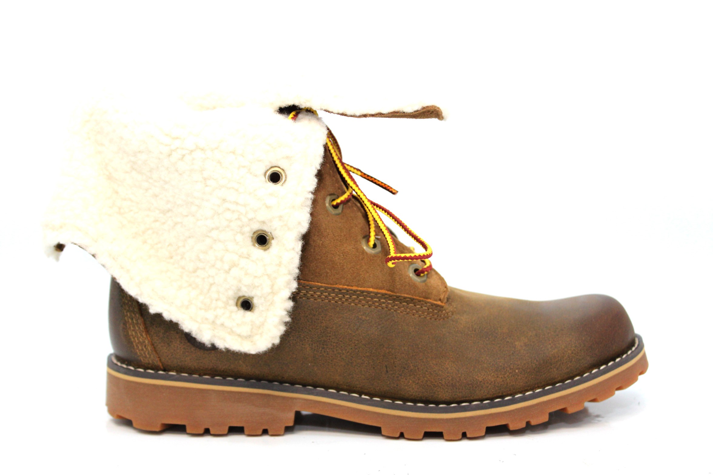 timberland lace up shearling boots