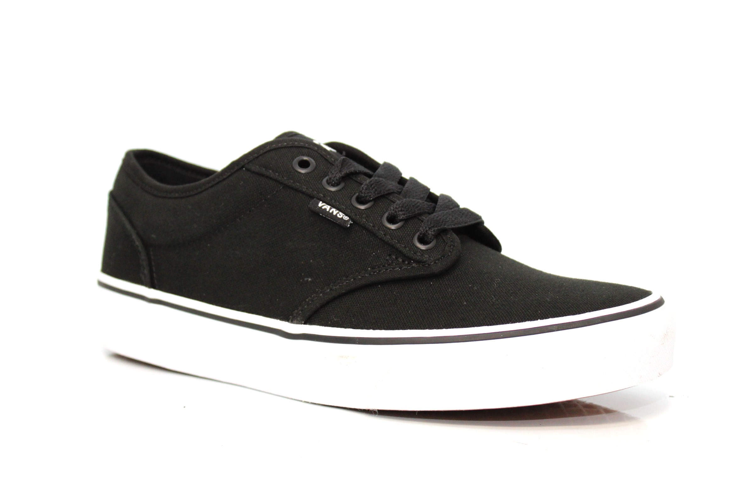 vans atwood low black and white