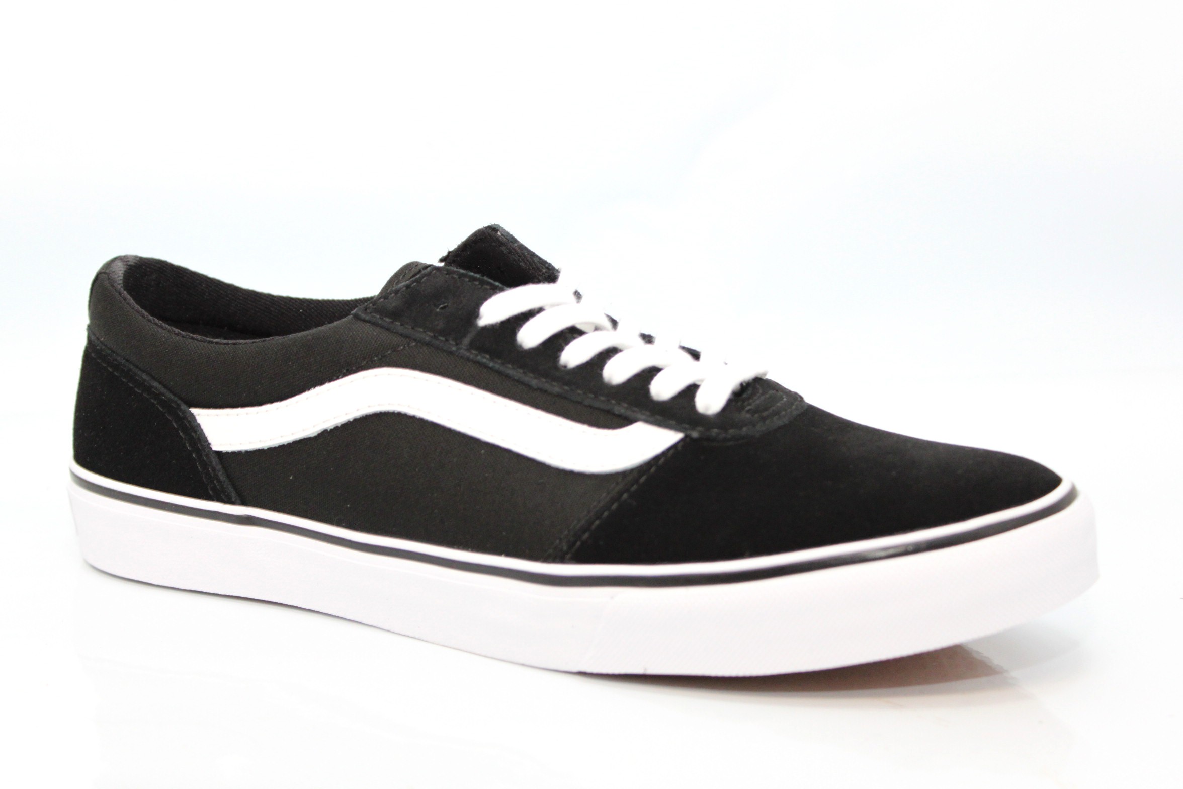 VANS MADDIE SUEDE AND CANVAS TRAINERS Black from £41.59 | Mr Shoes